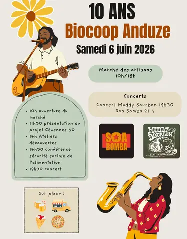  Biocoop en Fête : 10 ans & 40 ans de Bio engagée ! 